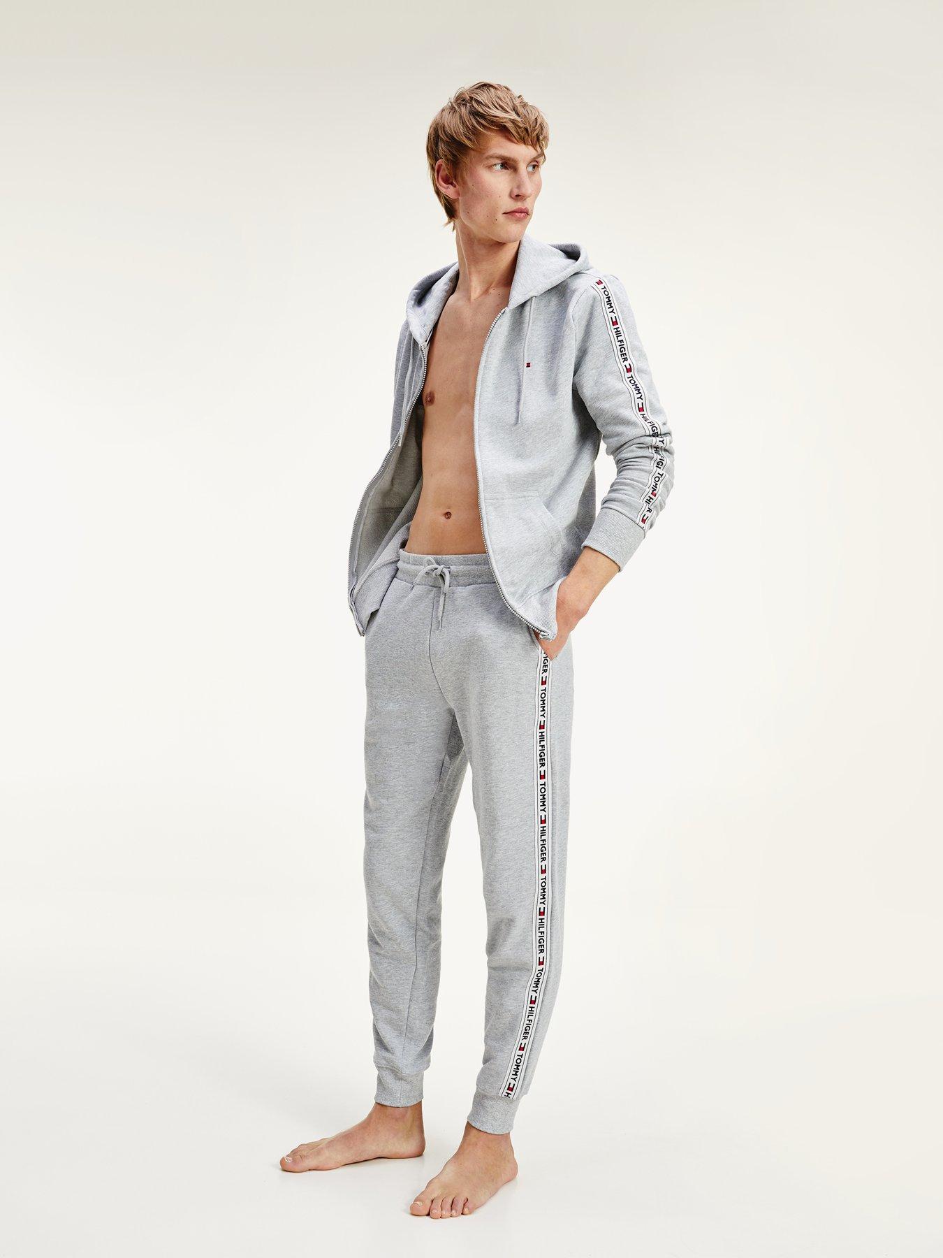 tommy hilfiger side tape track pants