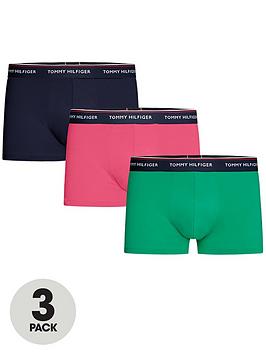 Tommy Hilfiger 3 Pack Trunk - Navy Pink Green