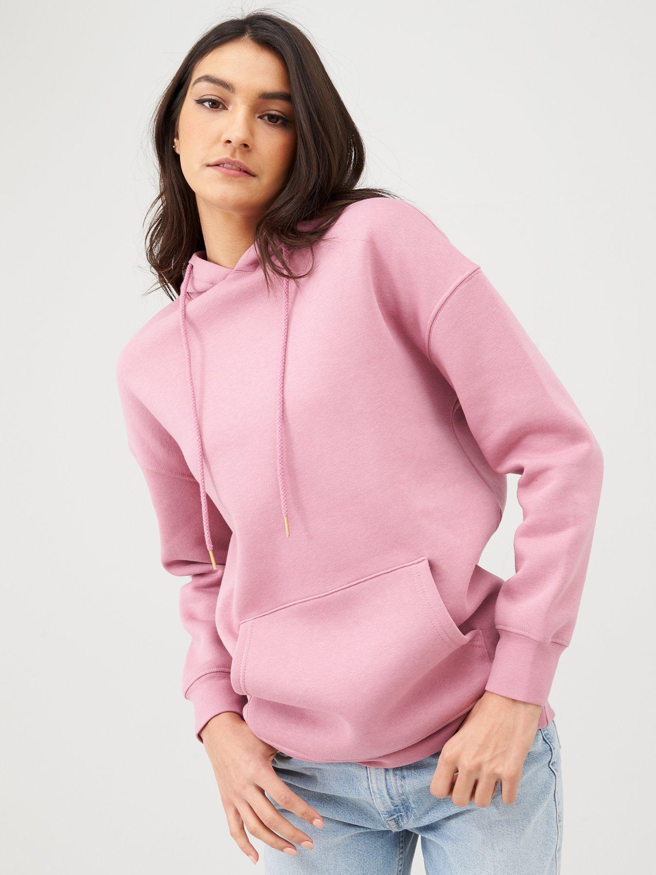 dusky pink hoodie