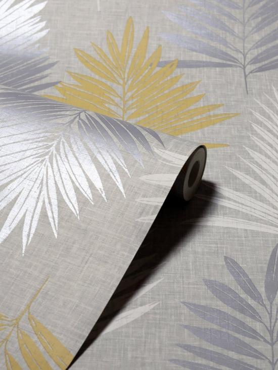 stillFront image of arthouse-linen-palm-wallpaper