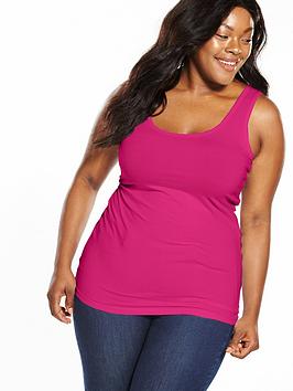 V by Very Curve V By Very Curve Longline Vest - Bright Pink Picture