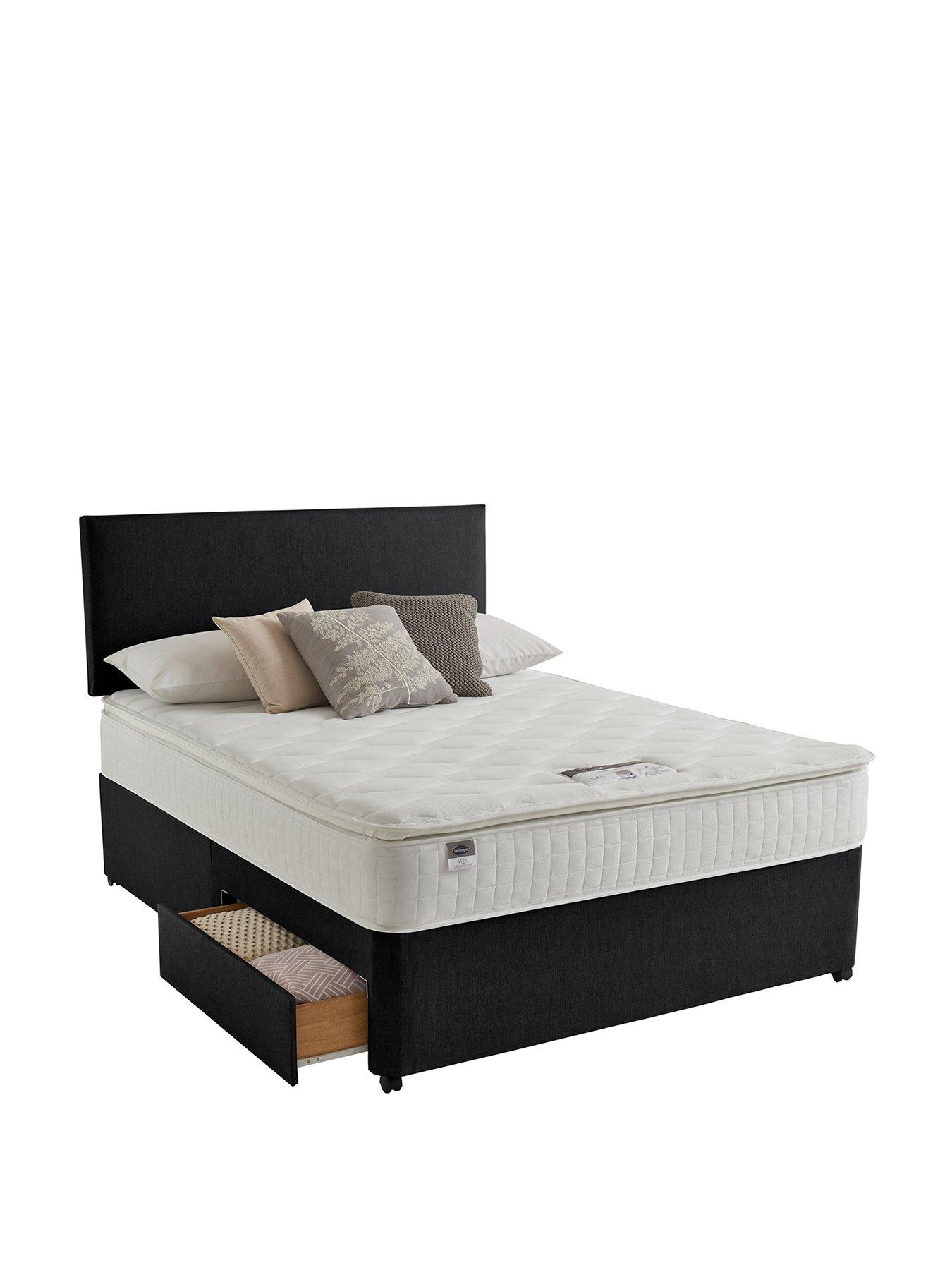 Silentnight Mirapocket Mia 1000 Memory Pillowtop Divan Bed With