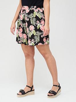 V by Very Curve V By Very Curve Jersey Short - Black Picture