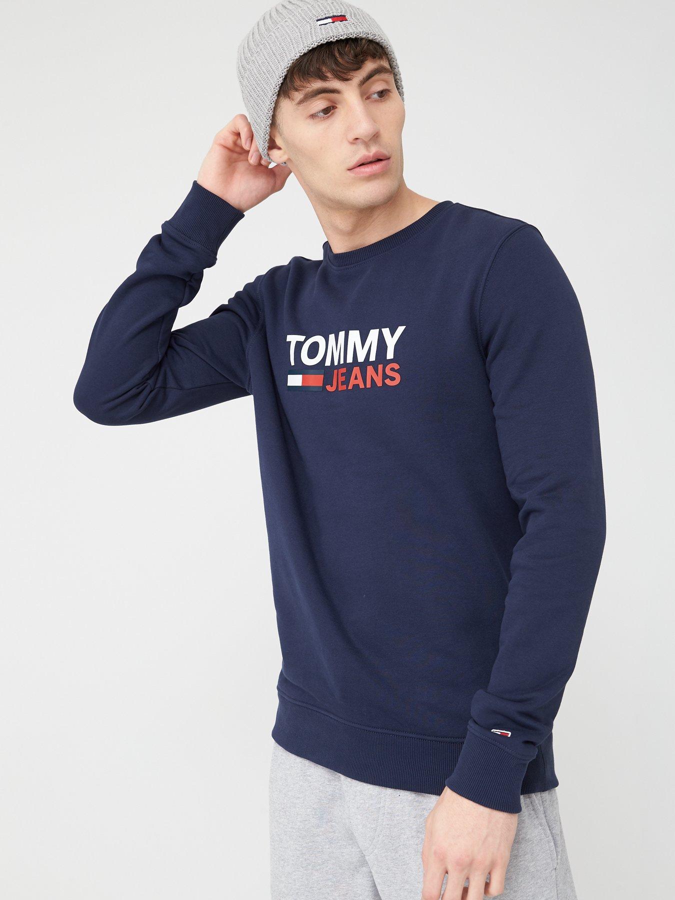 navy tommy jeans sweatshirt