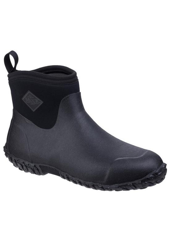 front image of muck-boots-ms-muckster-ii-ankle-welly-black