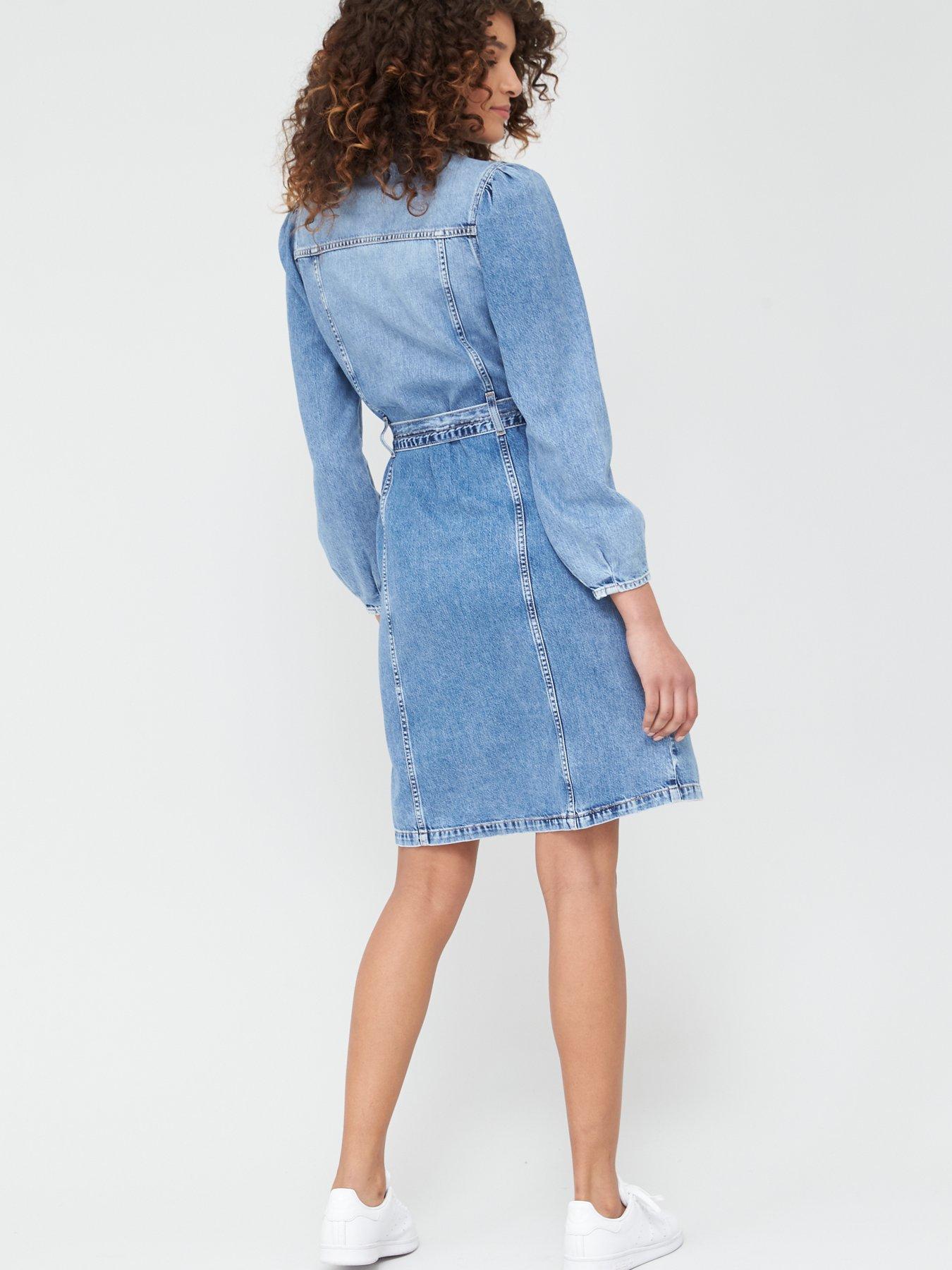 v by very denim dress