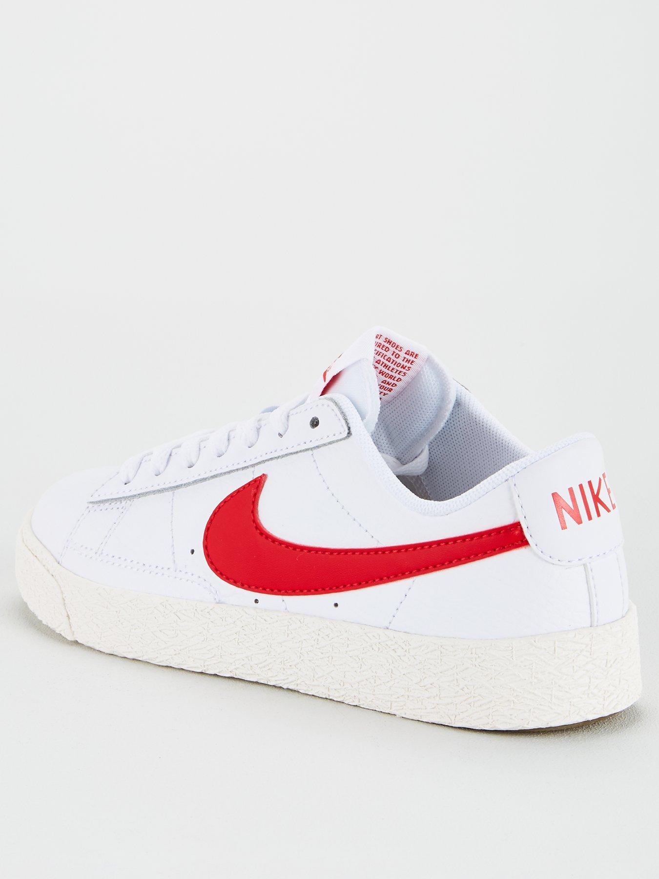 nike blazer junior white