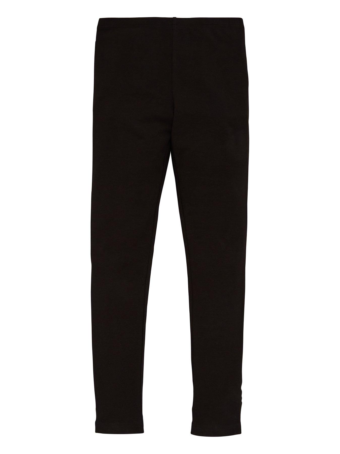 Image 2 of 4 of The Very Collection Girls 2 Pack Leggings - Black
