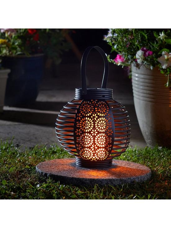 stillFront image of smart-solar-ferrara-flaming-lantern