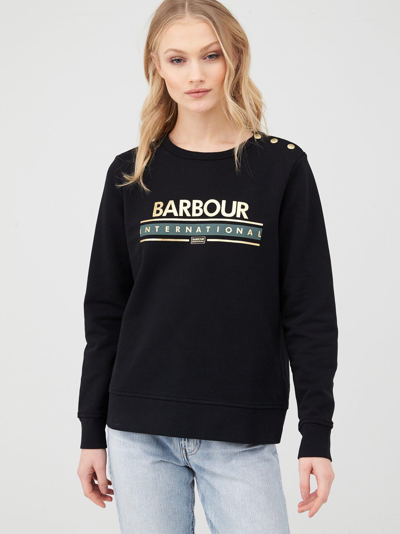 barbour international sweatshirt women's