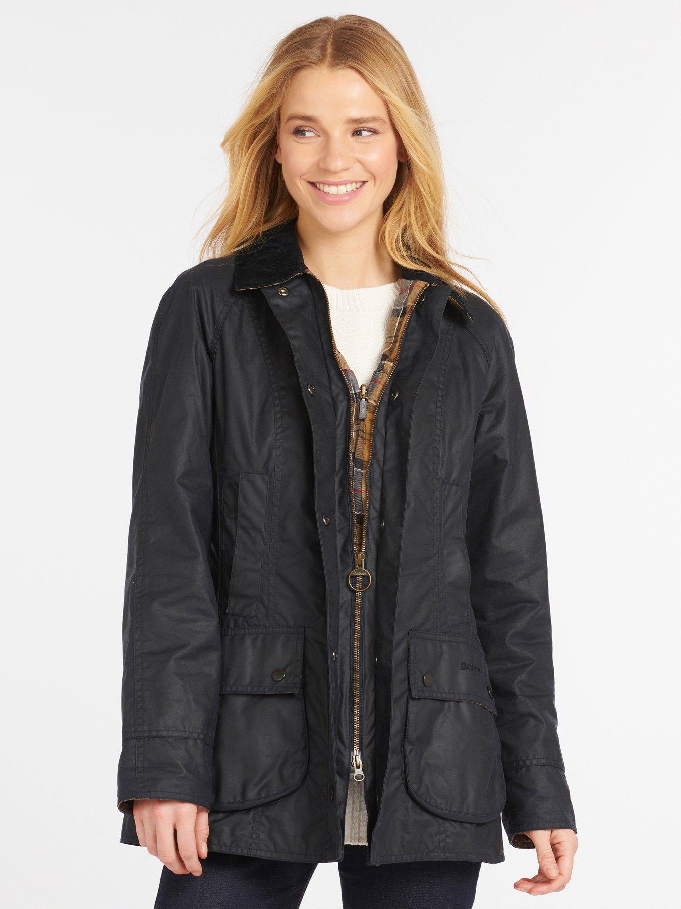 Barbour beadnell jacket store red