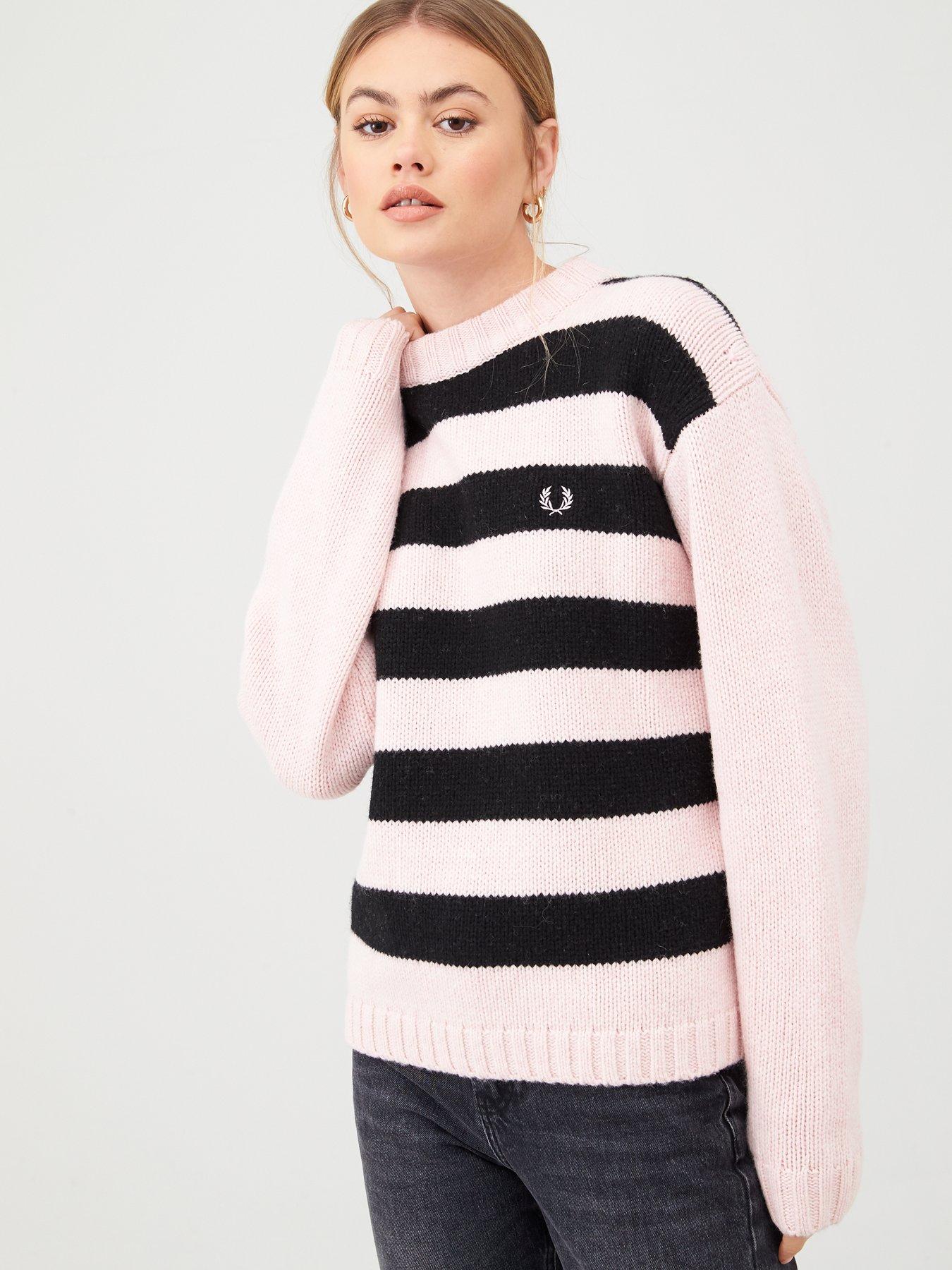 fred perry jumper pink