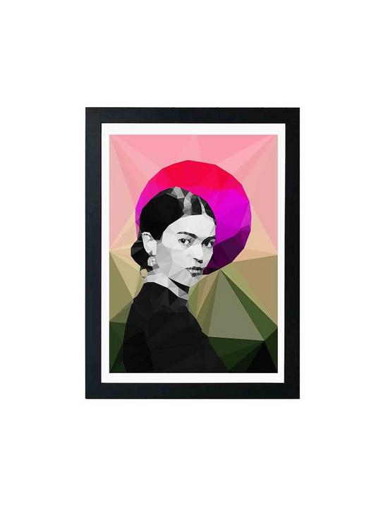 front image of east-end-prints-frida-sunrise-by-studio-cockatoo-a3-framed-wall-art