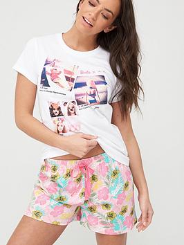 Barbie   Floral Short Pyjamas - Multi