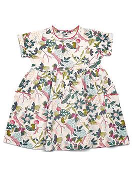 Mamas & Papas   Baby Girls Printed Jersey Dress - Multi