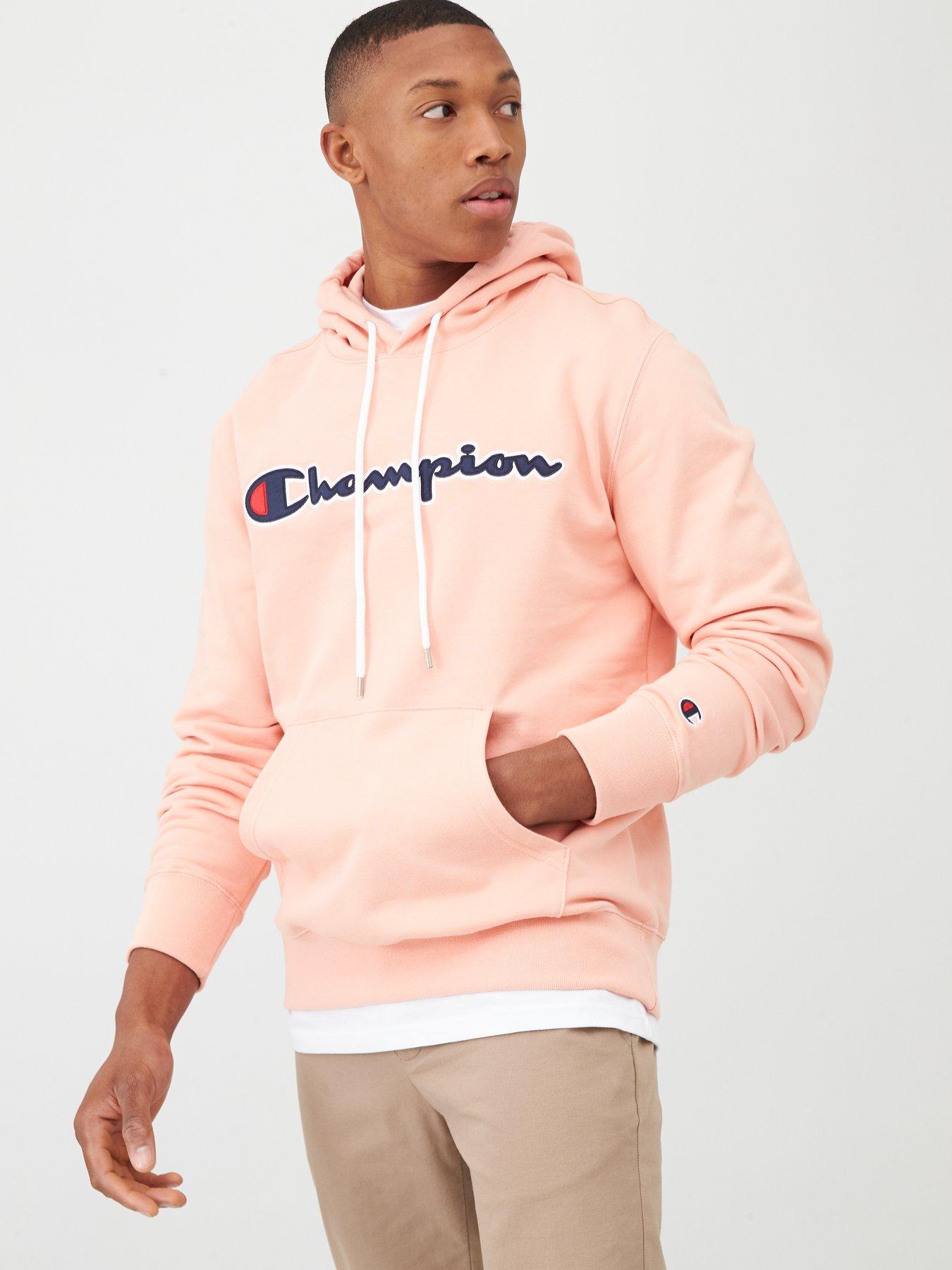 pastel pink champion hoodie