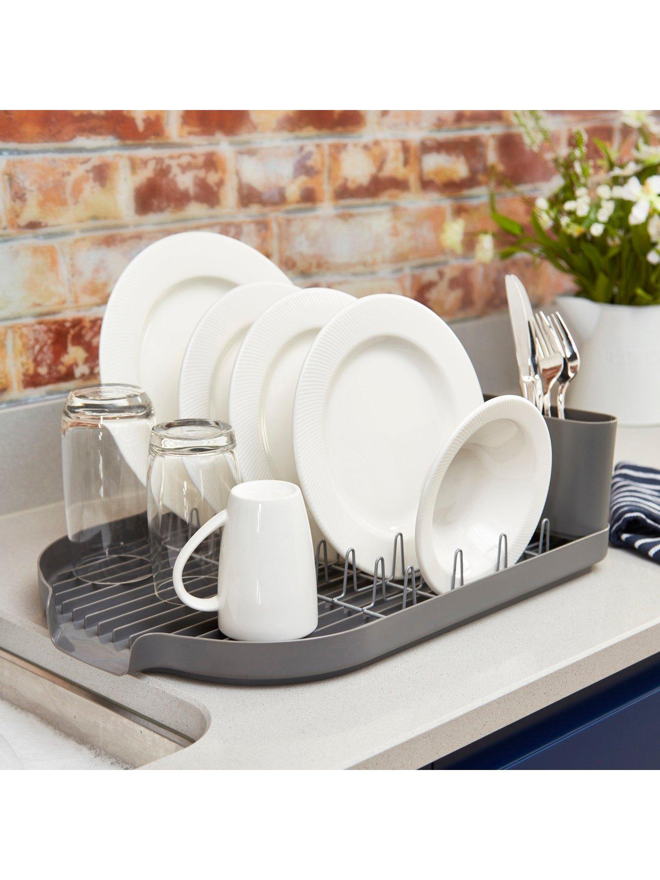 Image 2 of 5 of Tower Compact Dish Rack with Cutlery Holder