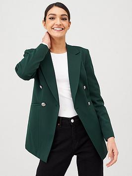 V by Very V By Very Longline Military Jacket - Forest Green Picture