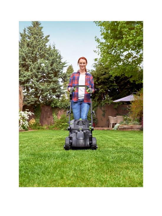 front image of gtech-cordless-lawnmower-clm-20