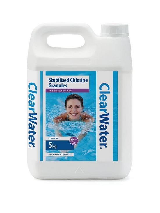 front image of clearwater-5kg-chlorine-granules
