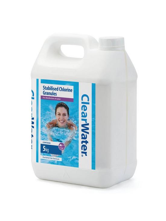 stillFront image of clearwater-5kg-chlorine-granules