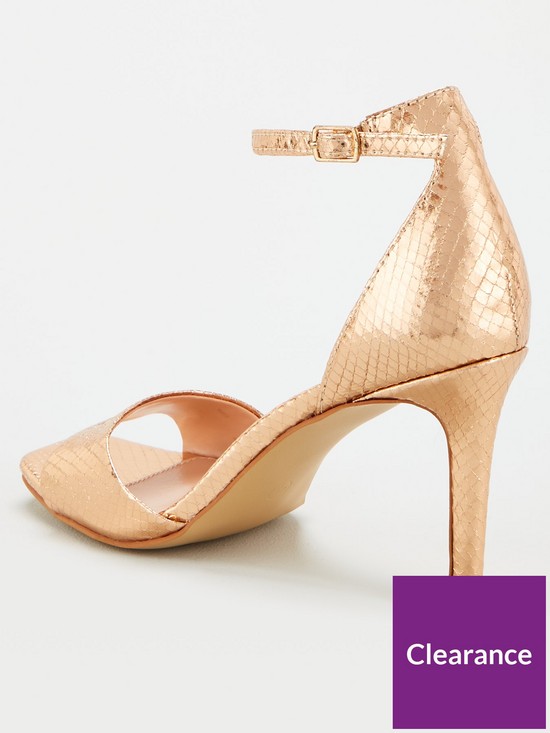 stillFront image of v-by-very-wide-fit-bale-barely-there-heeled-sandal-rose-gold