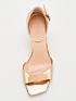  image of v-by-very-wide-fit-bale-barely-there-heeled-sandal-rose-gold