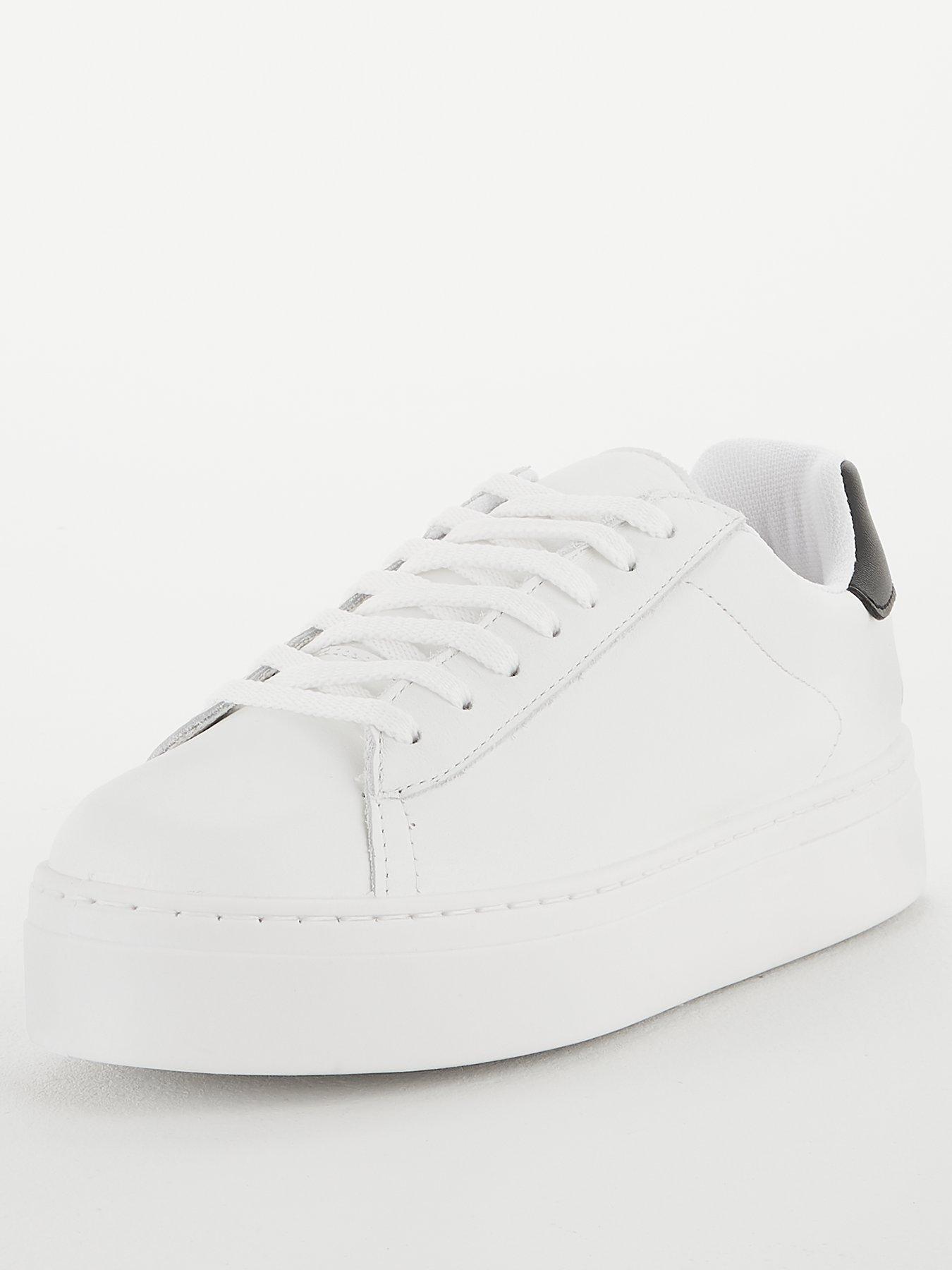 ladies flatform trainers