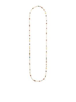 Accessorize   Extra Long Skinny Rope Necklace - Multi