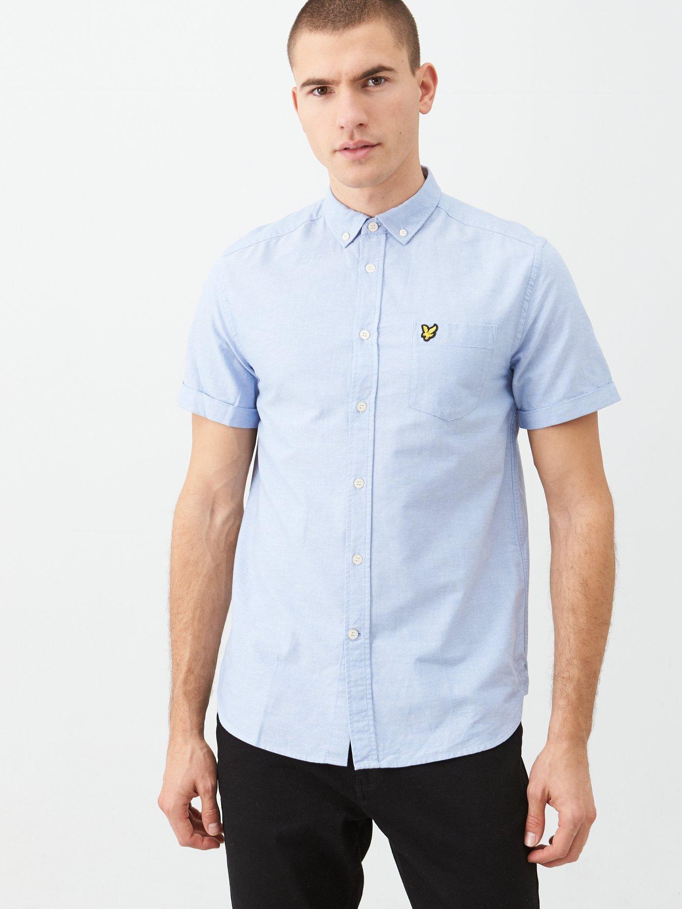 Lyle and Scott Mens Oxford Shirt 2XL White