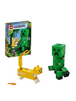 LEGO Minecraft Lego Minecraft 21156 Bigfig Creeper And Ocelot Figures Picture