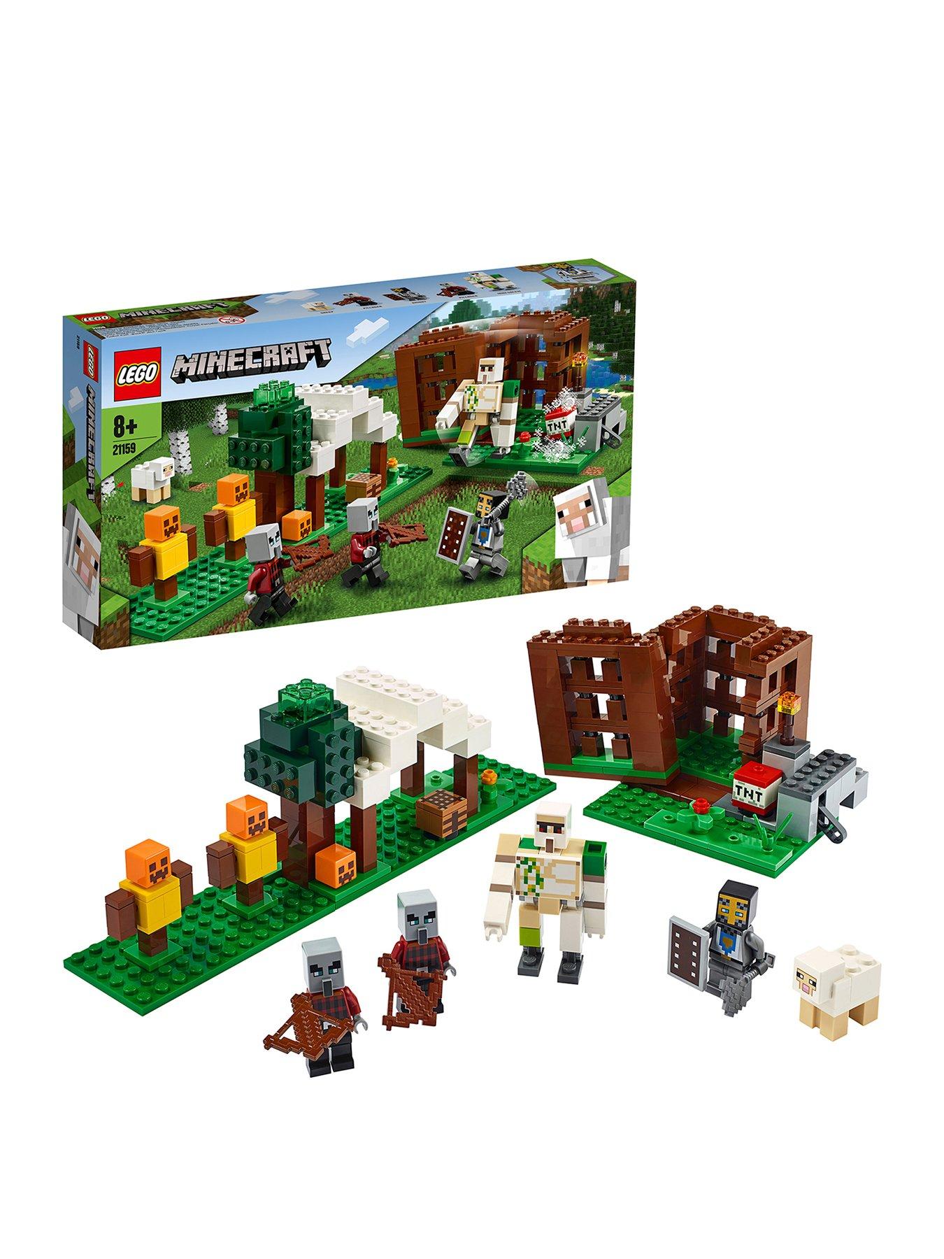 21159 the pillager outpost with iron golem figure