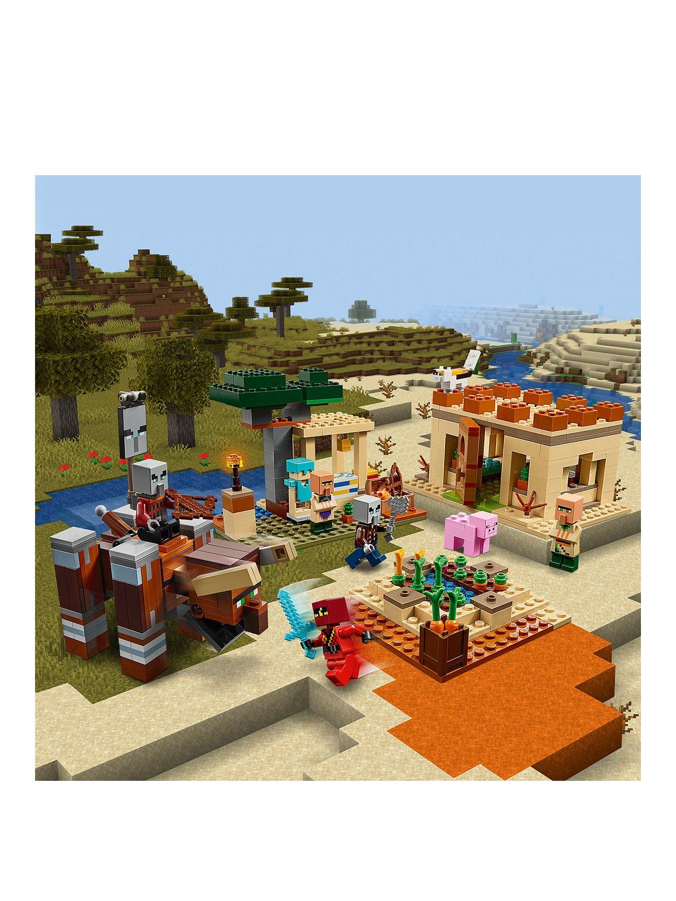 Lego Minecraft The Illager Raid Littlewoods Com