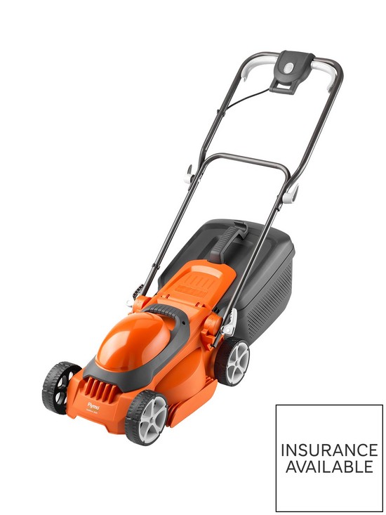 front image of flymo-easistore-300r-corded-rotary-lawnmower