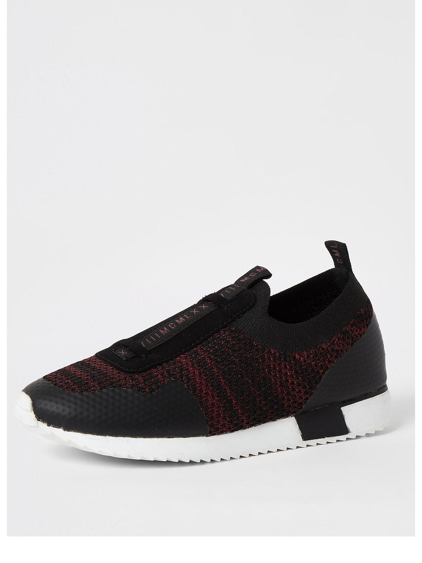 river island slip on trainers