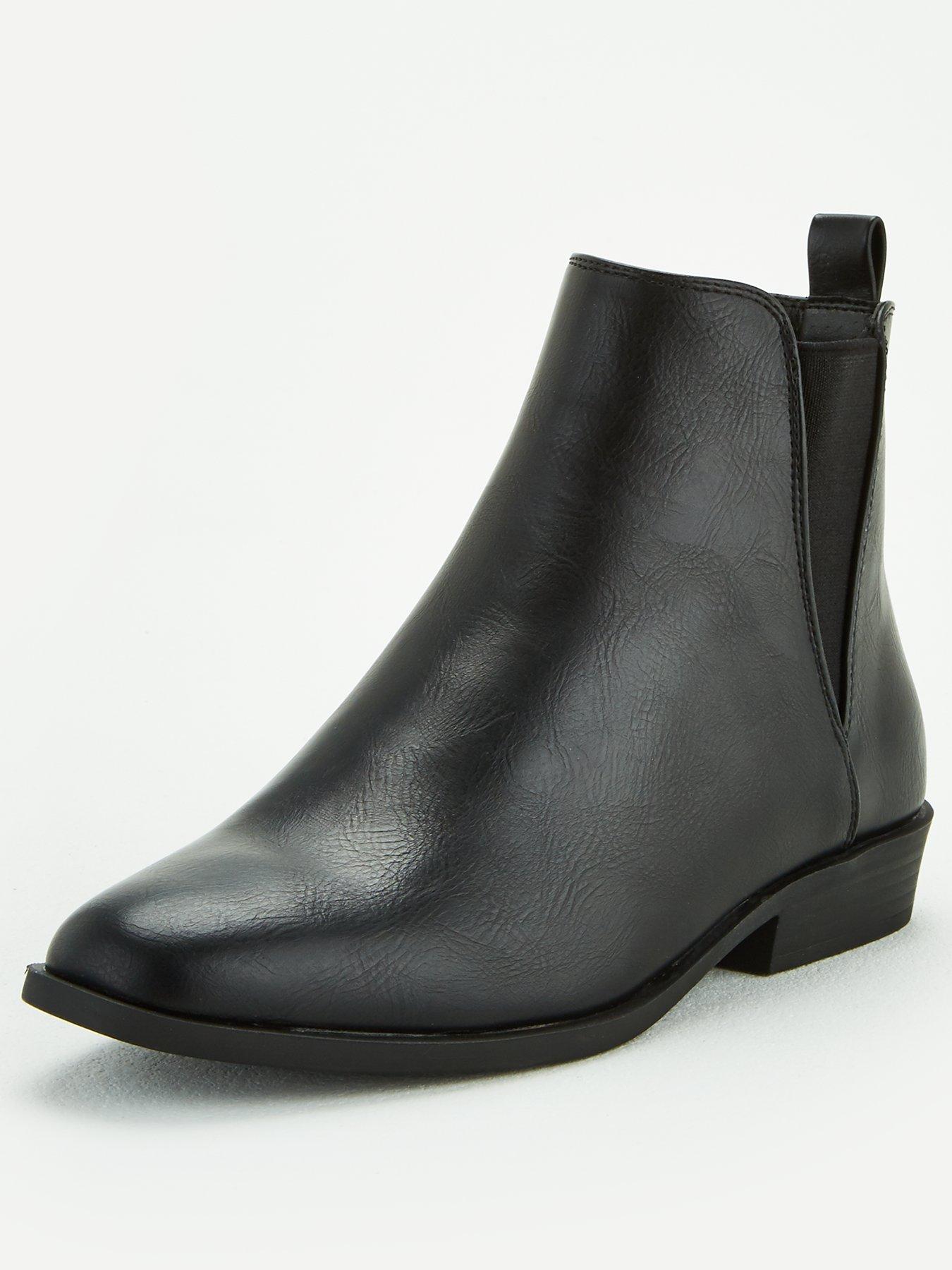V by Very Chelsea Ankle Boots - Black 