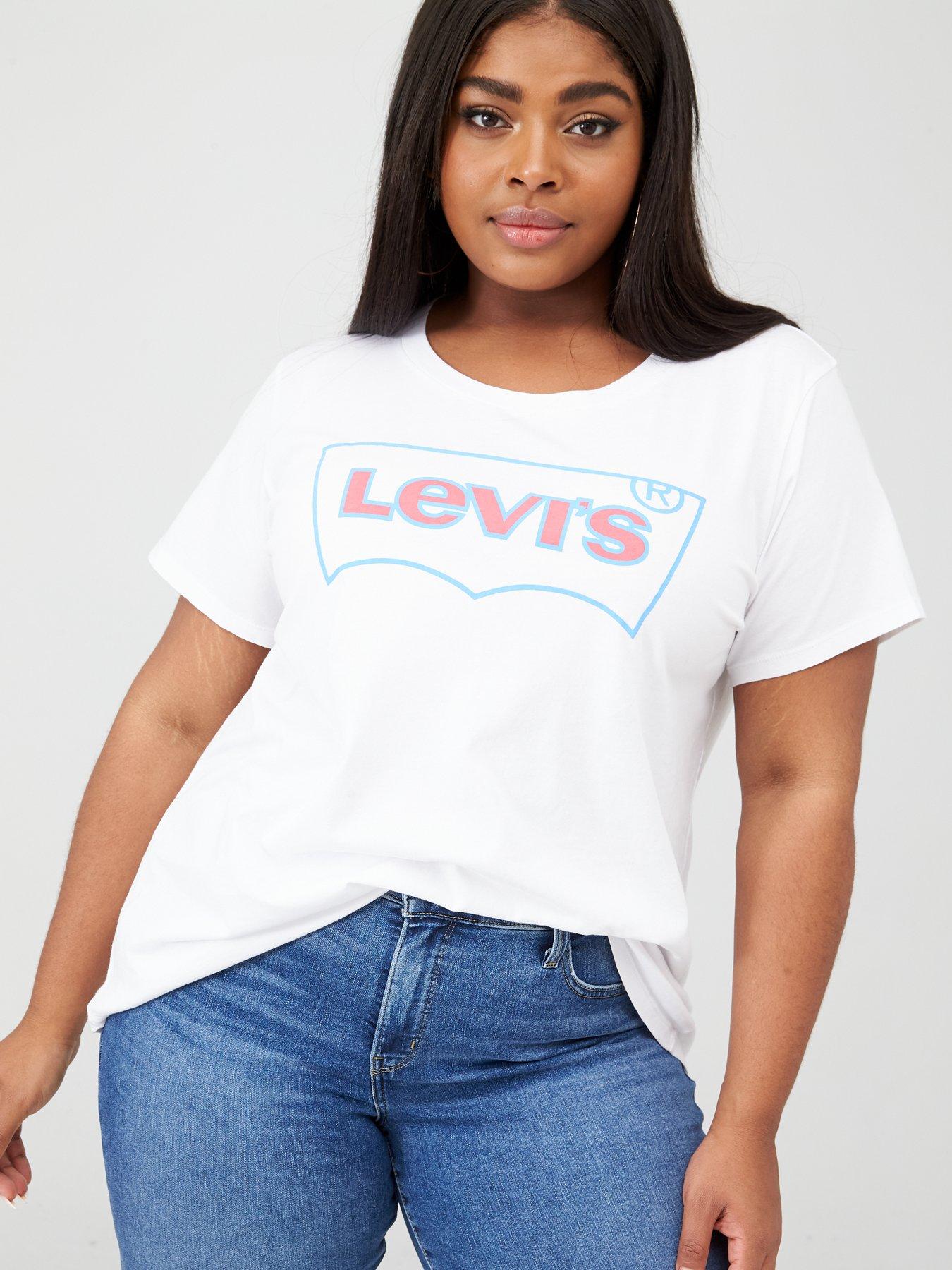 levis top womens white