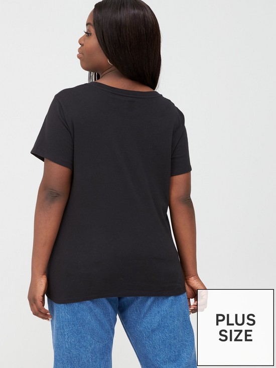 stillFront image of levis-plus-pl-perfect-tee-mineral-black