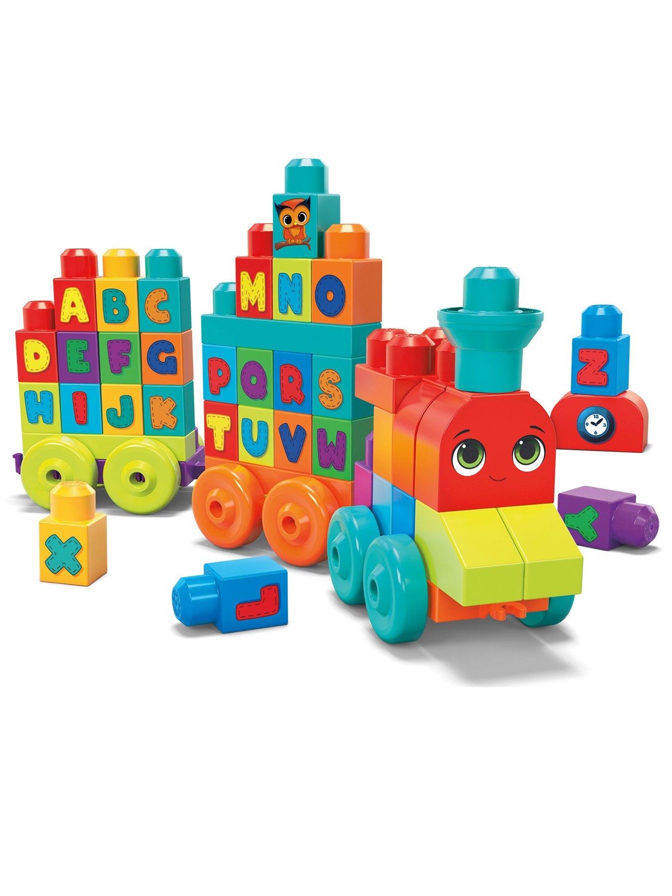 MEGA First Builders ABC Learning Train and Bricks | Littlewoods