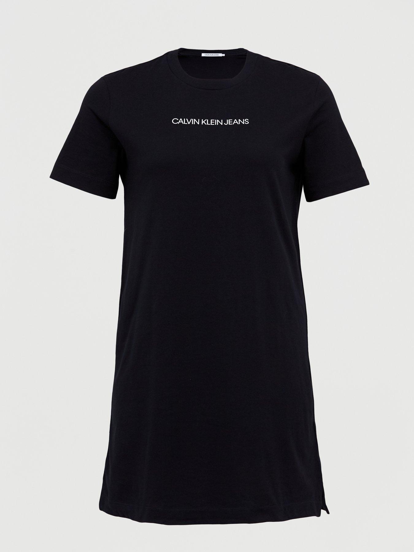 calvin klein institutional logo dress