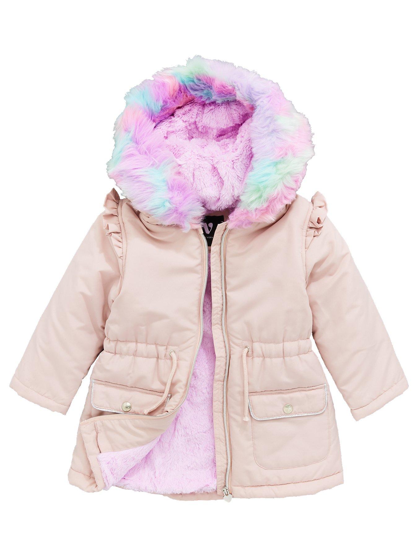 girls shower proof coat