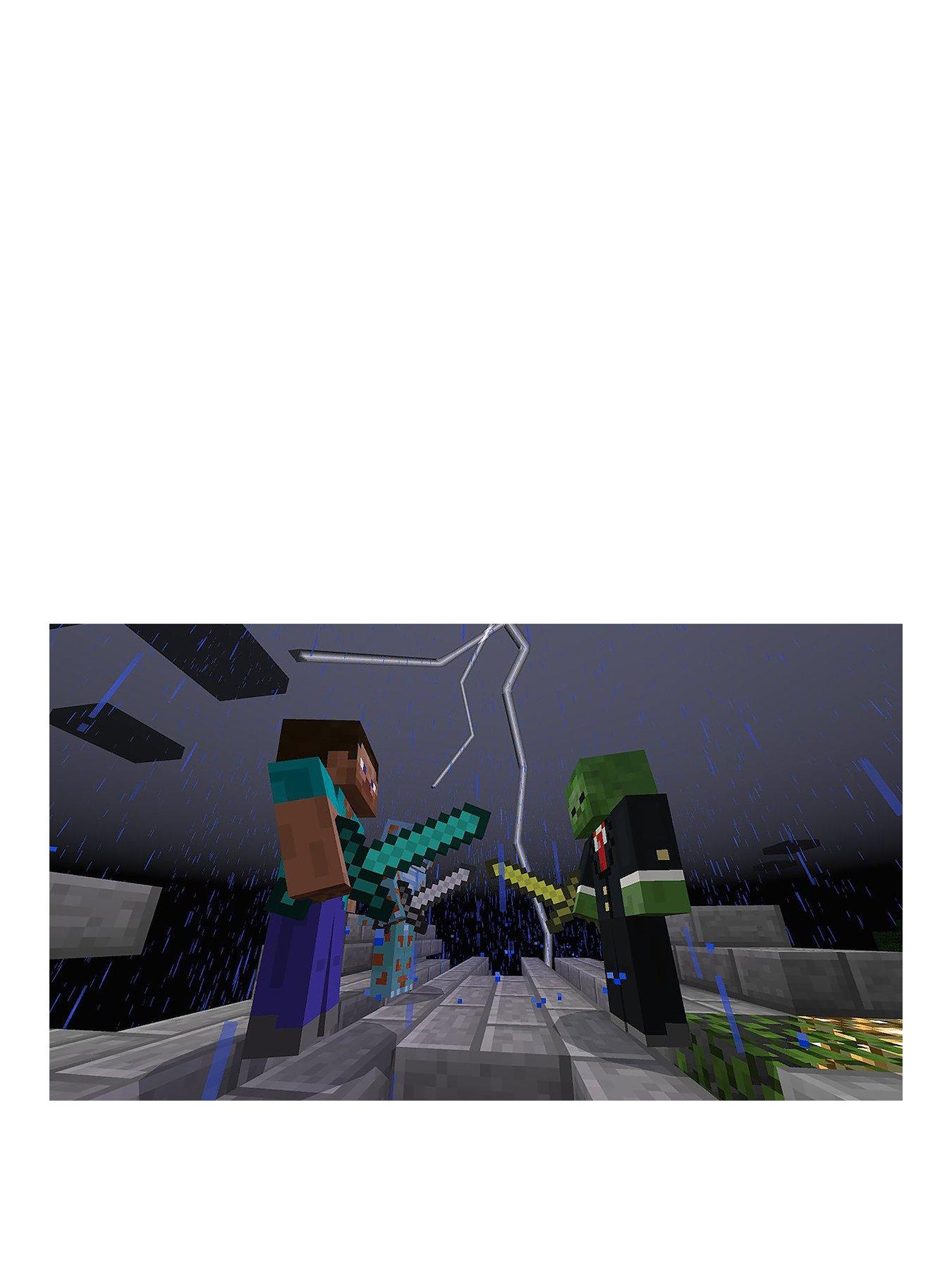  image of nintendo-switch-lite-console-with-minecraft-amp-mario-kart-8