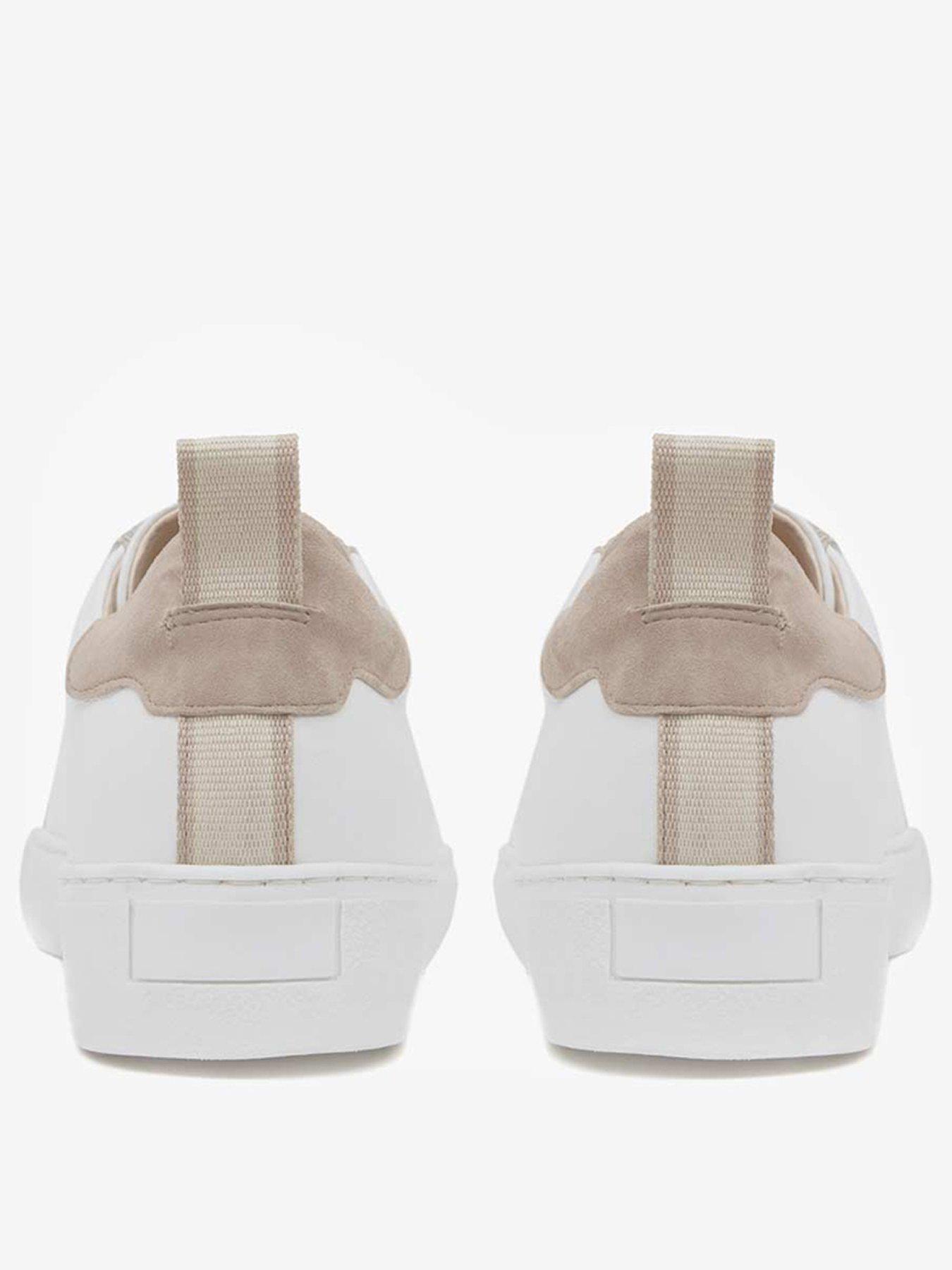 allie leopard lace up trainer
