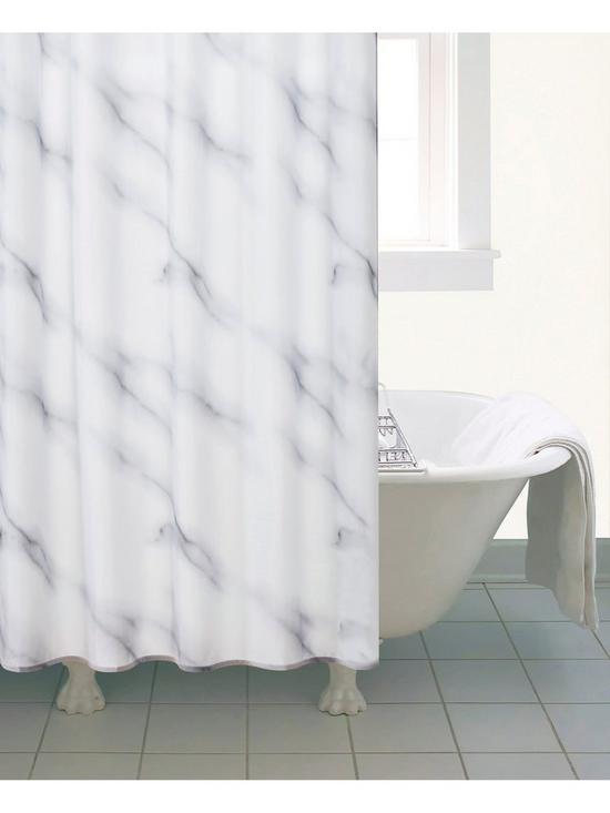 stillFront image of aqualona-marble-shower-curtain