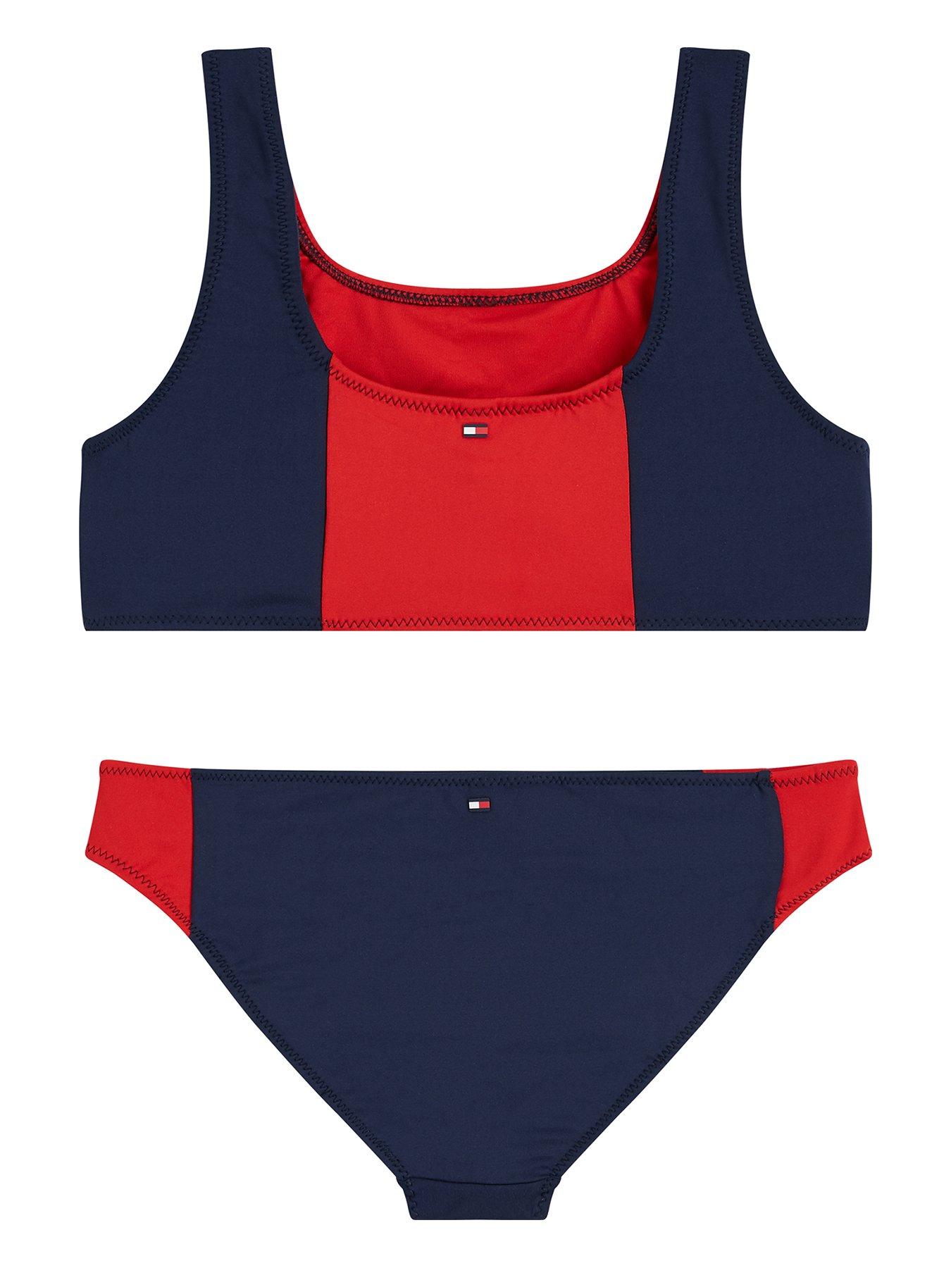 tommy hilfiger logo bikini set