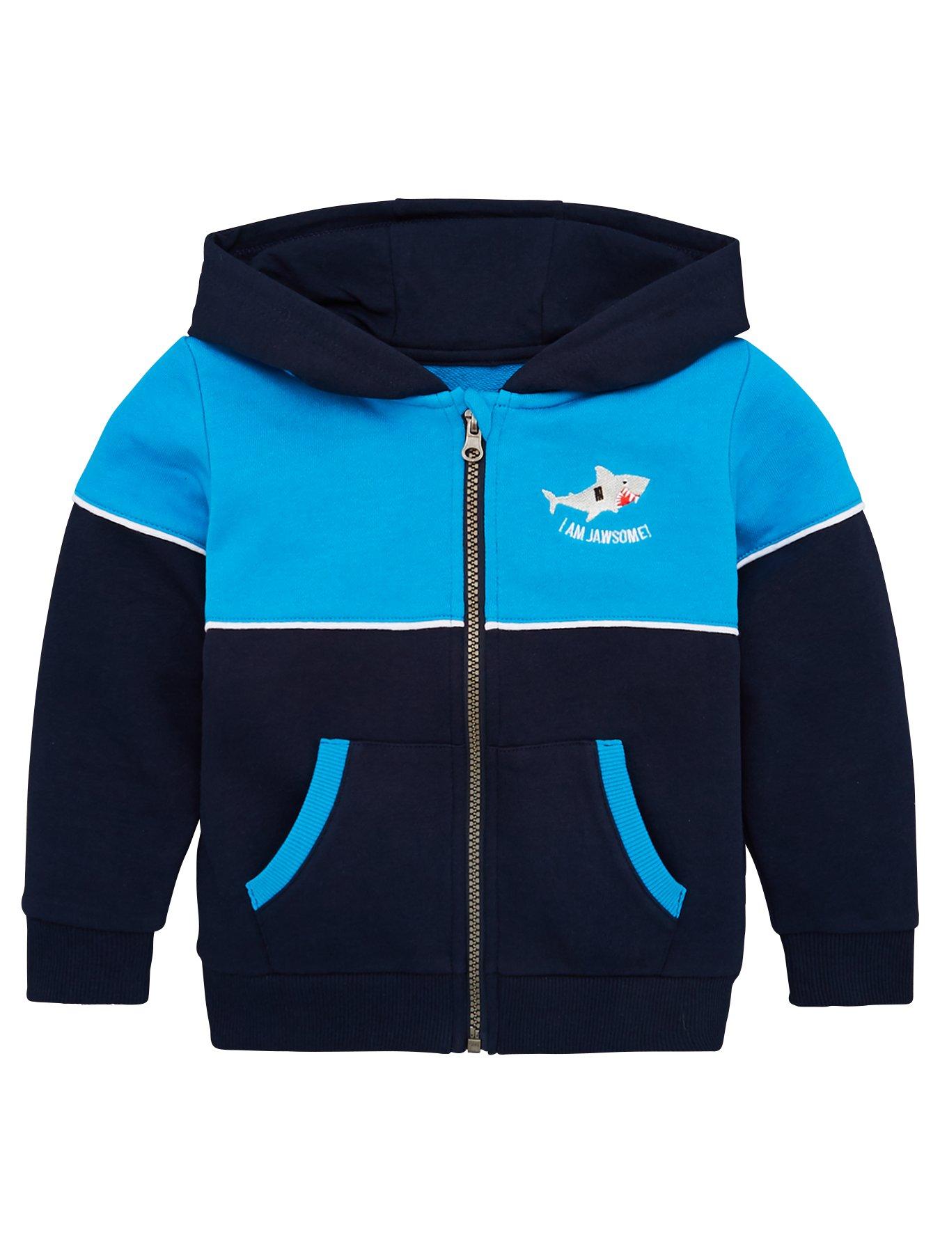 boys shark hoodie