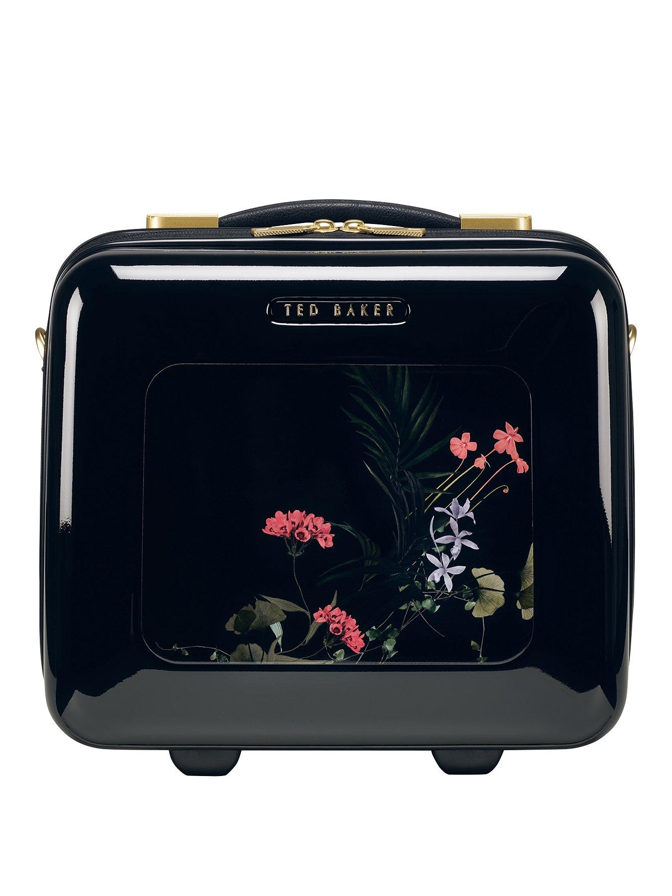 oasis floral suitcase