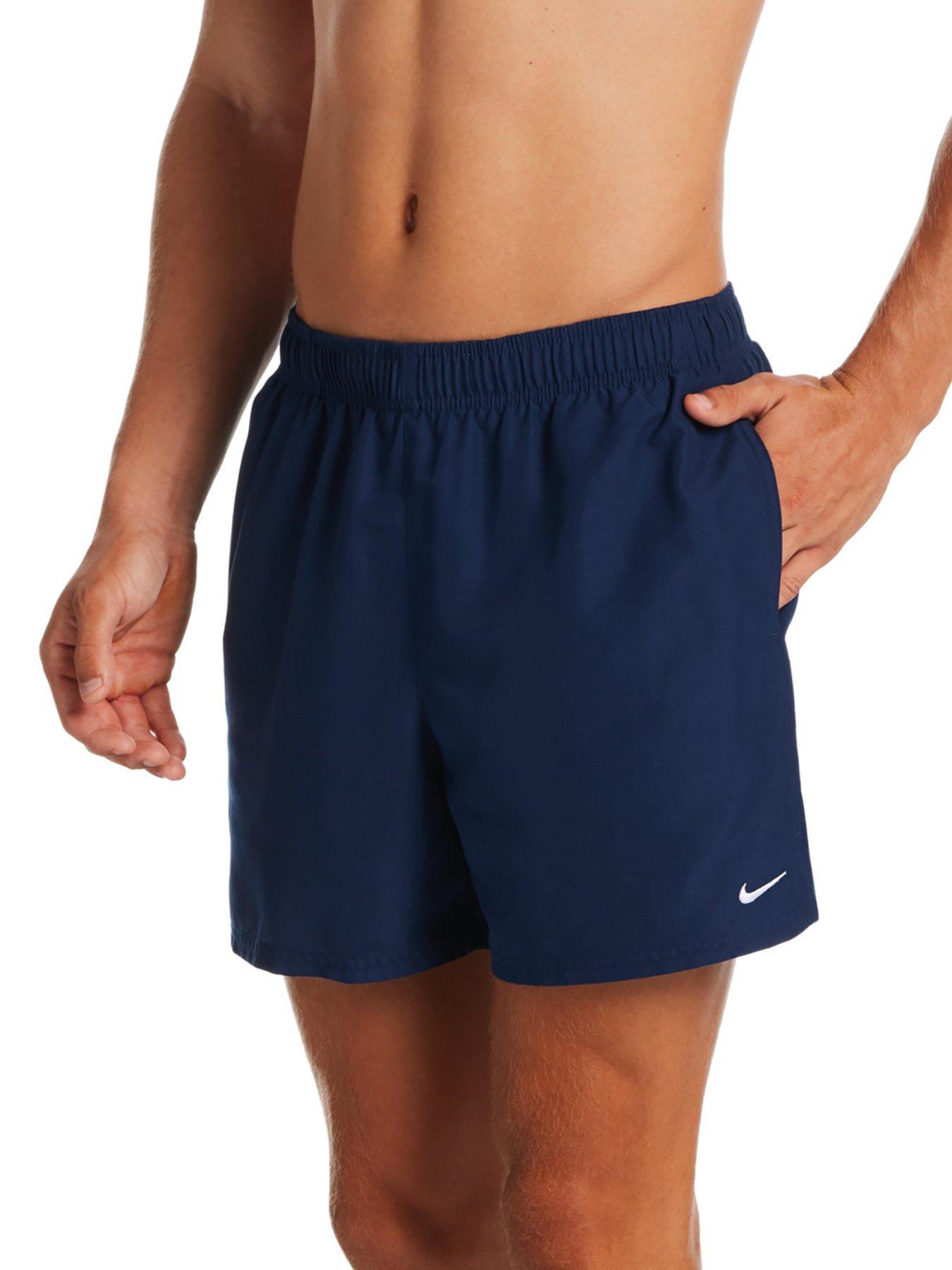 blue nike swim shorts