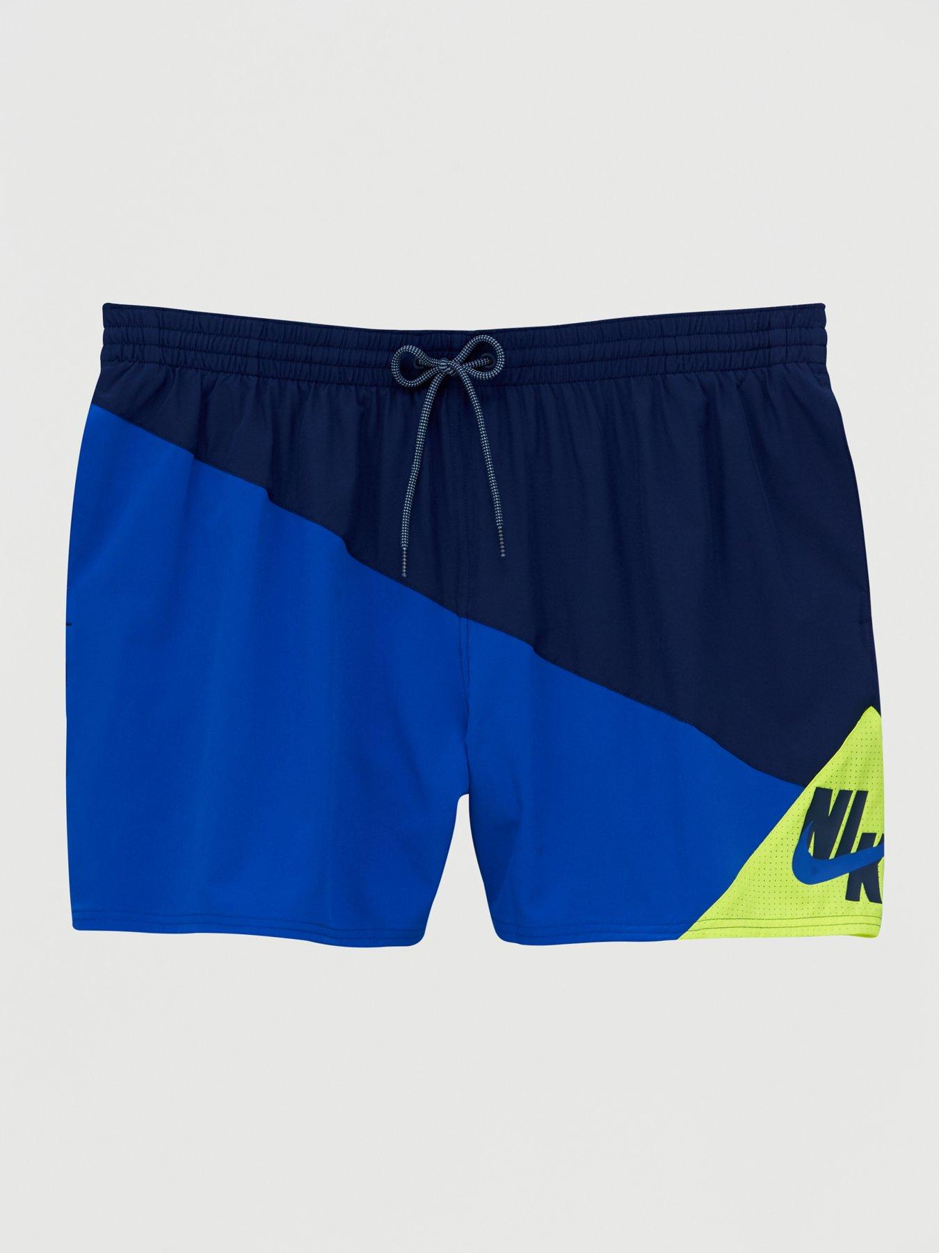 nike navy swim shorts