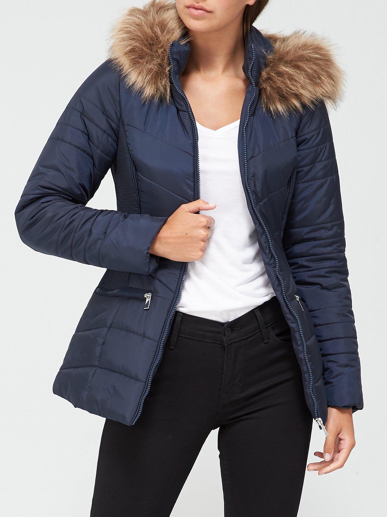 Blue | Quilted \u0026 Padded Jackets | Coats 
